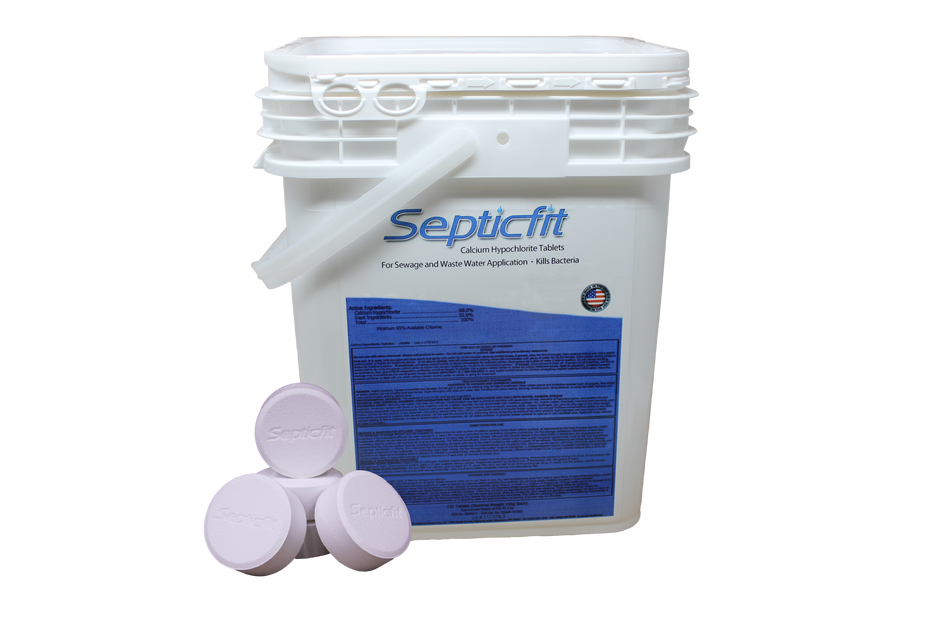 Septicfit Septic Chlorine Tablet - 132 Tablet Pail - 45 lb